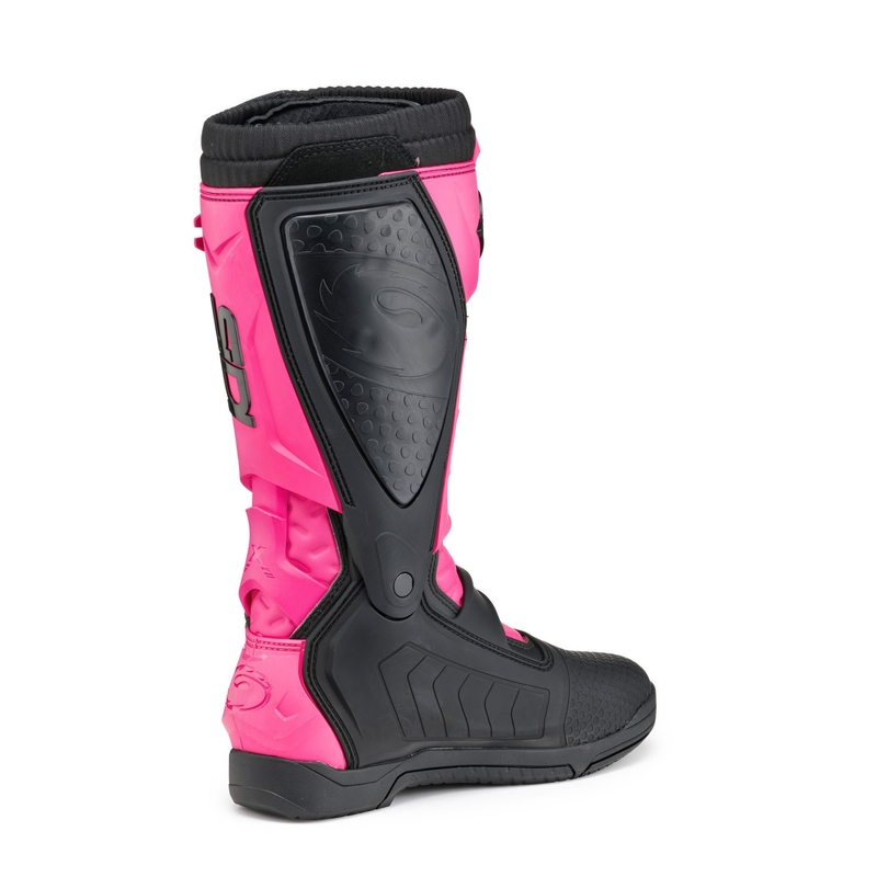 Ženske motorističke čizme SIDI X POWER SC LEI crno-roze