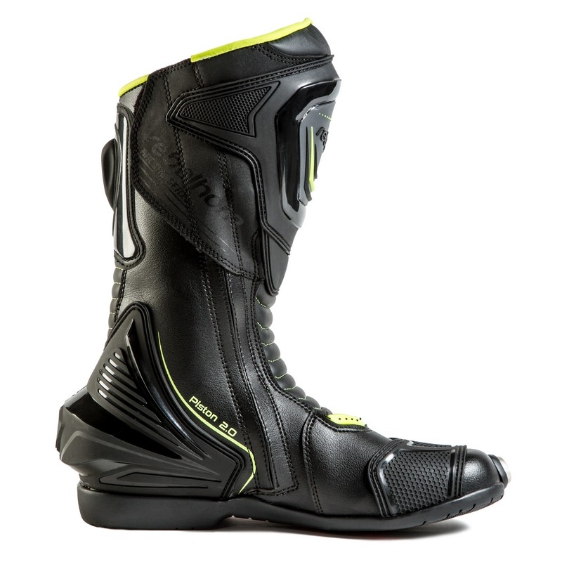 Motorističke čizme Rebelhorn Piston II CE Black-Fluo Yellow rasprodaja