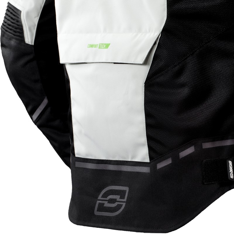 Motociklistička jakna Ozone Jet II sivo-crna rasprodaja