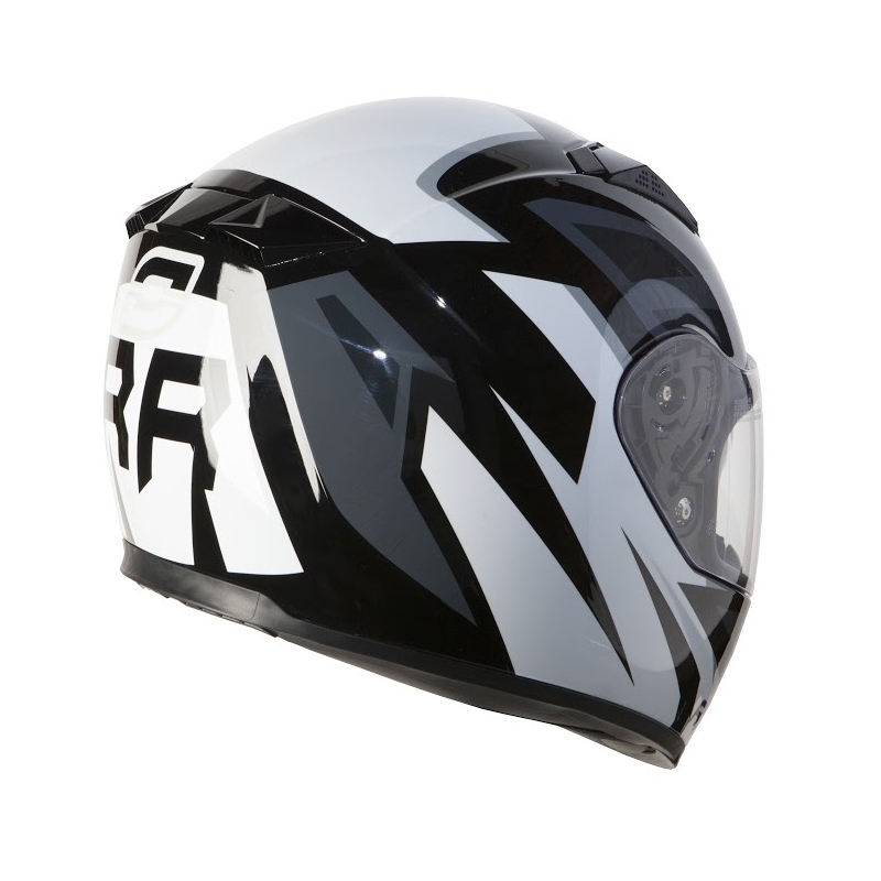 Motorističku kacigu Ozone RC-01 crno-sivo-bijela rasprodaja