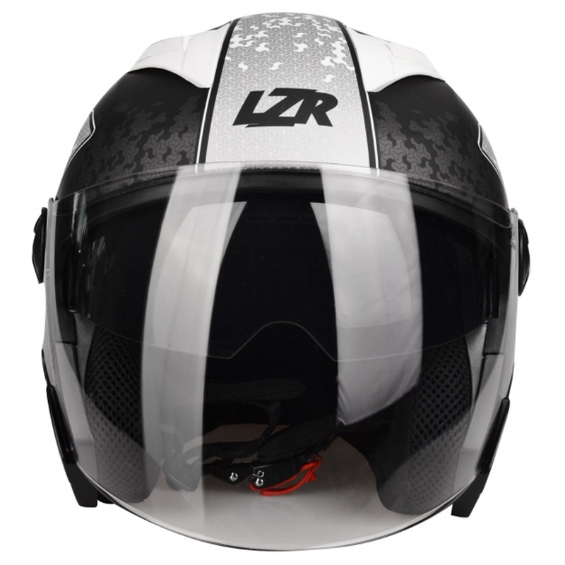 Lazer JH-1 Road Tech kaciga s otvorenim licem Black White Matte rasprodaja