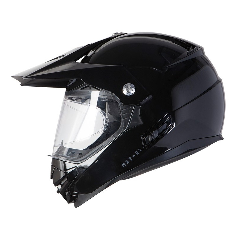 Enduro kaciga Ozone MXT-01 Pinlock Ready crna sjajna