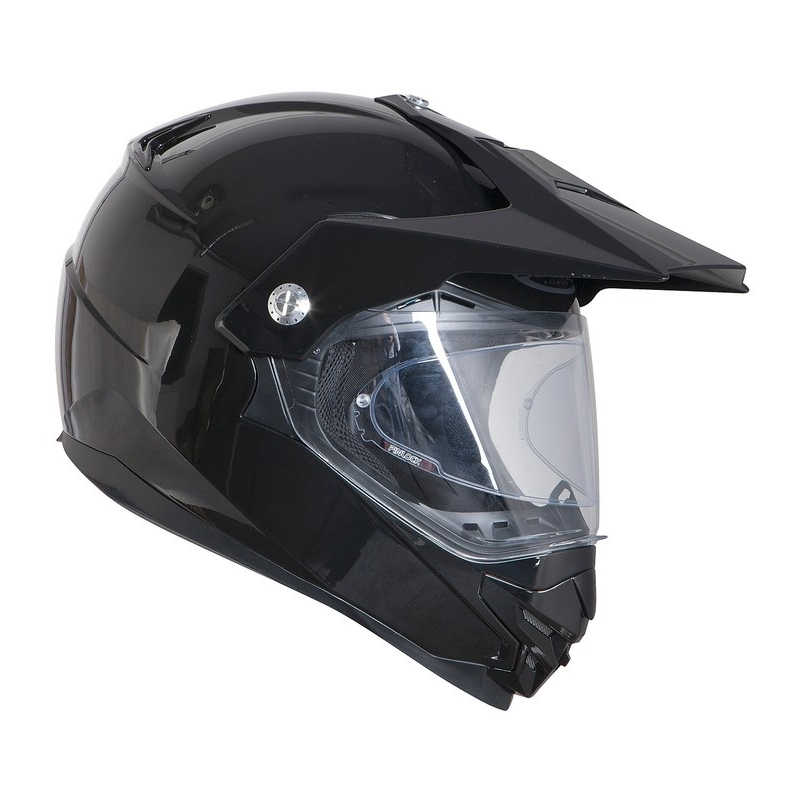 Enduro kaciga Ozone MXT-01 Pinlock Ready crna sjajna