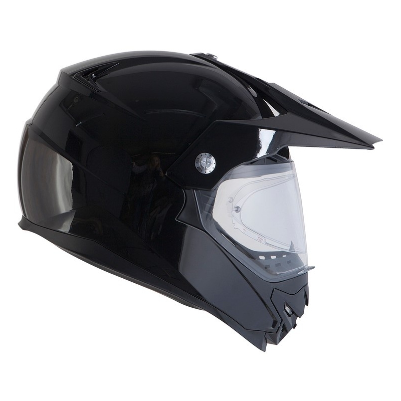 Enduro kaciga Ozone MXT-01 Pinlock Ready crna sjajna