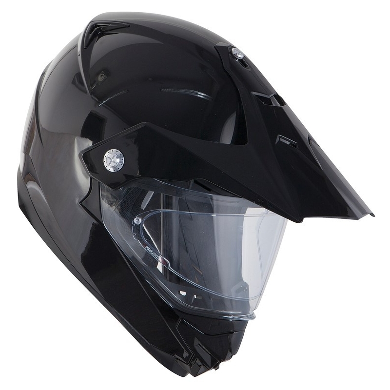 Enduro kaciga Ozone MXT-01 Pinlock Ready crna sjajna