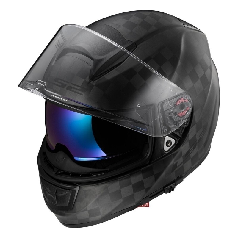Motociklistička kaciga LS2 FF397 Vector Solid Carbon Black Mat rasprodaja