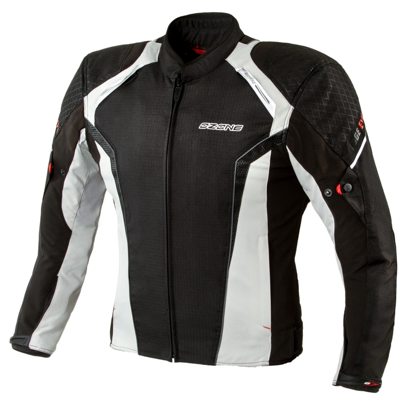 Motoristička jakna Ozone Edge Evo crno-siva rasprodaja