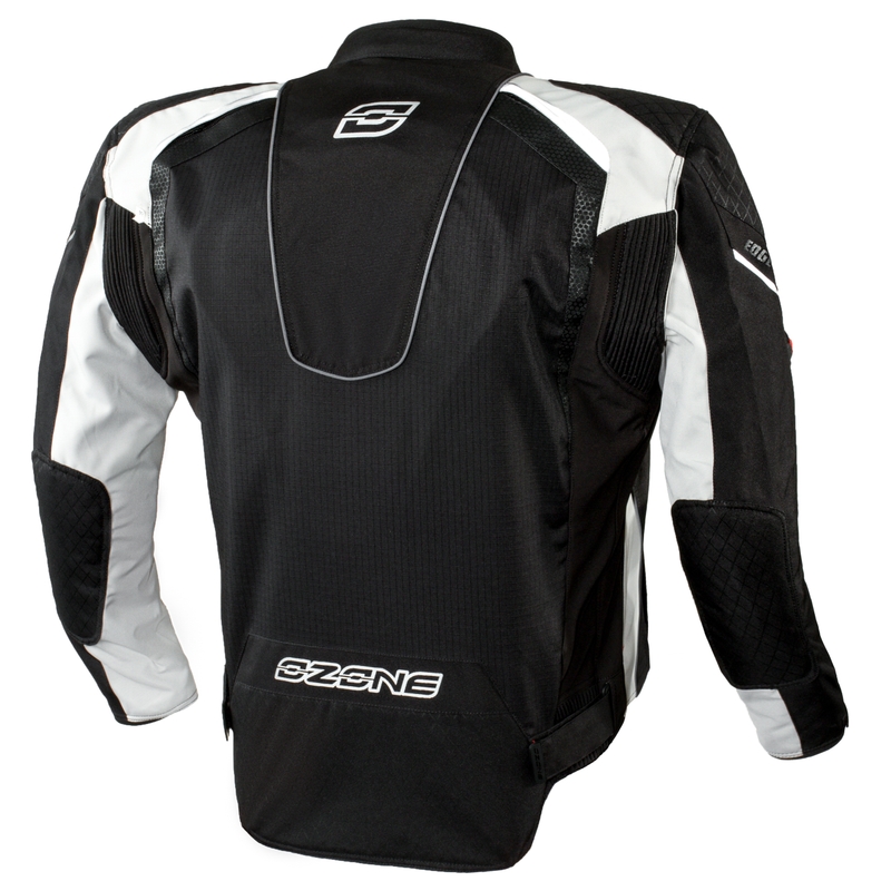 Motoristička jakna Ozone Edge Evo crno-siva rasprodaja