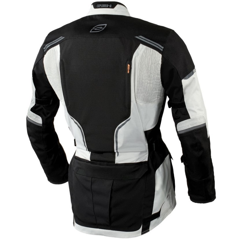 Motociklistička jakna Ozone Explorer II sivo-crna