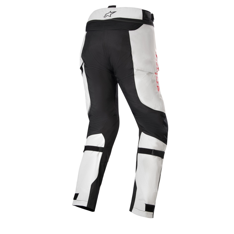 Alpinestars Bogota PRO Drystar Honda motociklističke hlače svijetlo sive-crvene fluo-crne