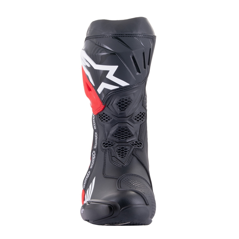 Alpinestars Supertech R Honda motociklističke čizme crno-crvene fluo-plavo-bijele
