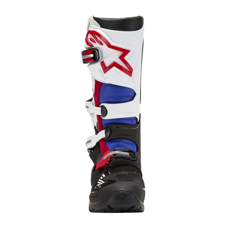 Alpinestars Tech 7 Enduro Drystar Honda motociklističke čizme crno-plavo-bijelo-crvene