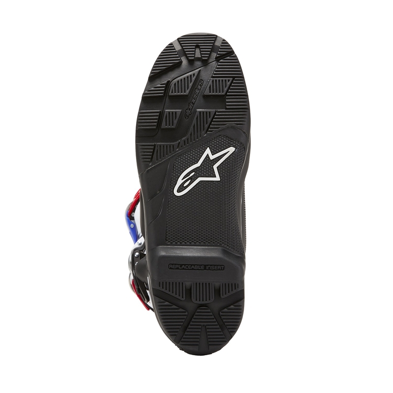 Alpinestars Tech 7 Enduro Drystar Honda motociklističke čizme crno-plavo-bijelo-crvene