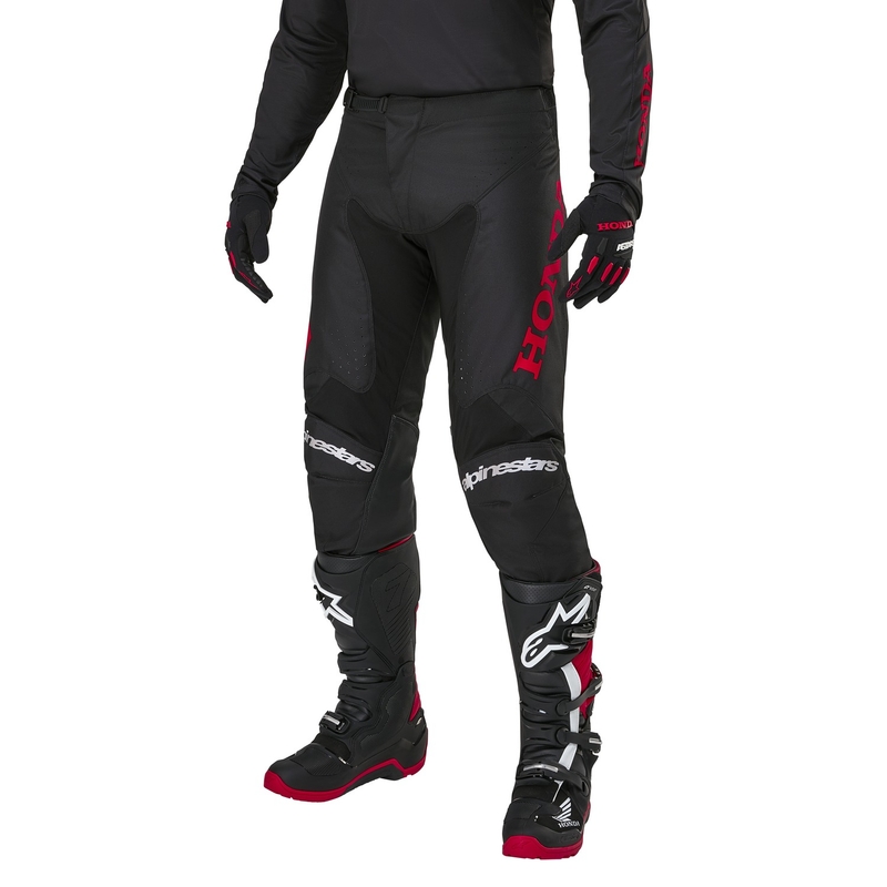 Motocross hlače Alpinestars Racer Iconic Honda Collection crno-crvene