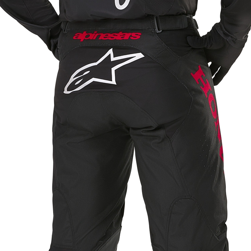 Motocross hlače Alpinestars Racer Iconic Honda Collection crno-crvene
