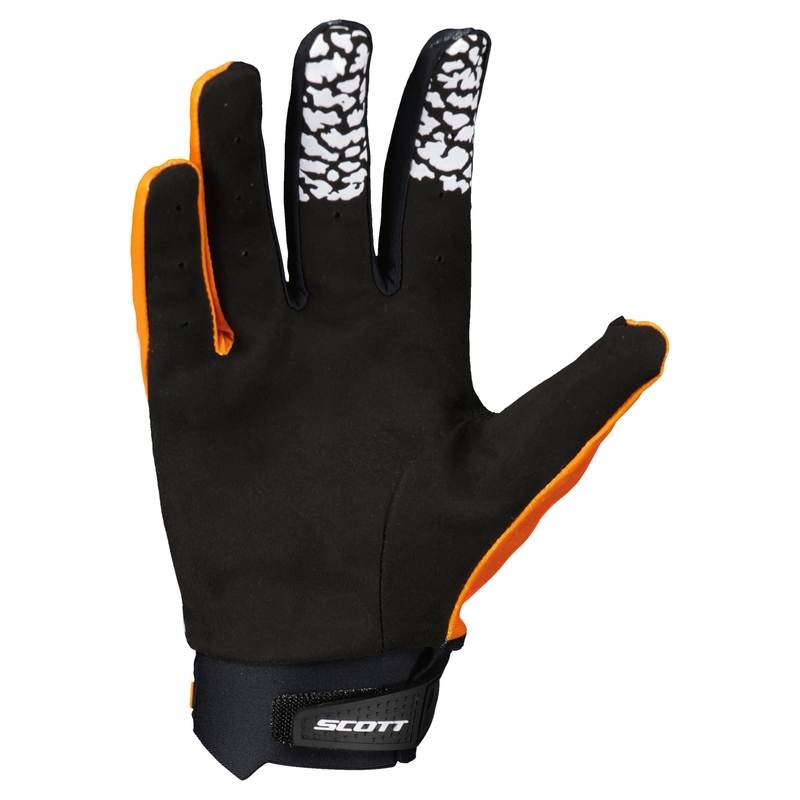 SCOTT EVO TRACK motokros rukavice crno-narančaste