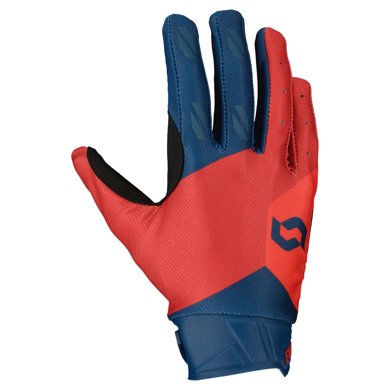 Motocross rukavice SCOTT EVO TRACK plavo-neon crvene