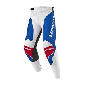 Alpinestars Racer Iconic Honda Collection 2024 Motocross hlače bijele-plave-crvene-crne
