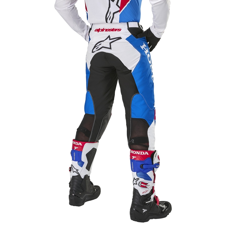 Alpinestars Racer Iconic Honda kolekcija motocross hlača bijelo-plavo-crveno-crno