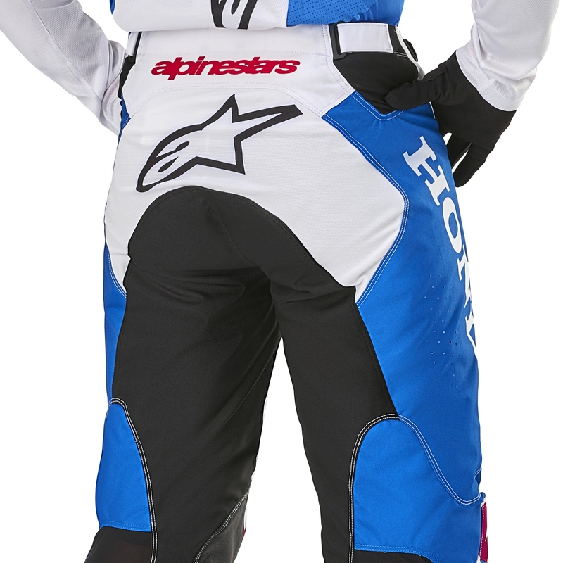 Alpinestars Racer Iconic Honda kolekcija motocross hlača bijelo-plavo-crveno-crno