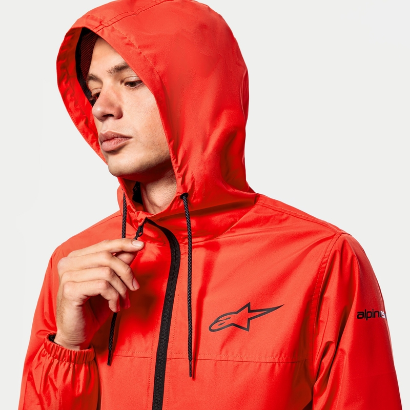 Alpinestars Treq Windbreaker jakna crvena fluo-crna