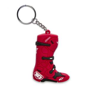 Privjesak za ključeve Alpinestars New Tech 10 Boot crveni