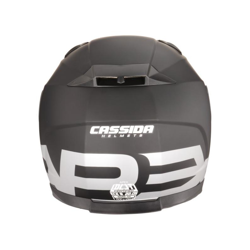 Cassida Apex Vision motociklistička kaciga crna mat-reflektirajuća siva