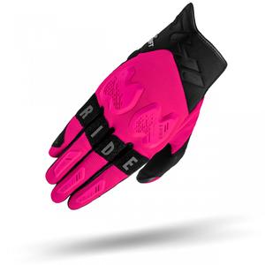 Ženske motorističke rukavice Shima Drift rozo-crne
