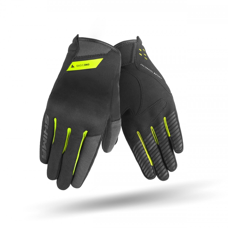 Shima One EVO moto rukavice žute fluo-crne