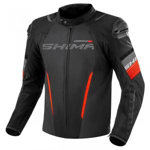 Motociklistička jakna Shima Solid 2.0 crno-crvena