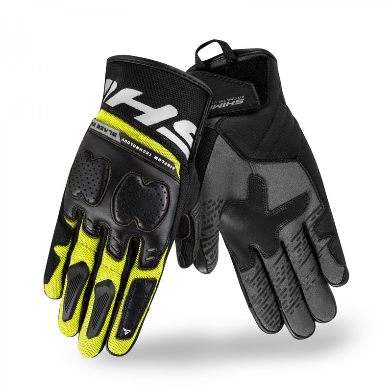 Motociklističke rukavice Shima Blaze 2.0 crno-fluo žute