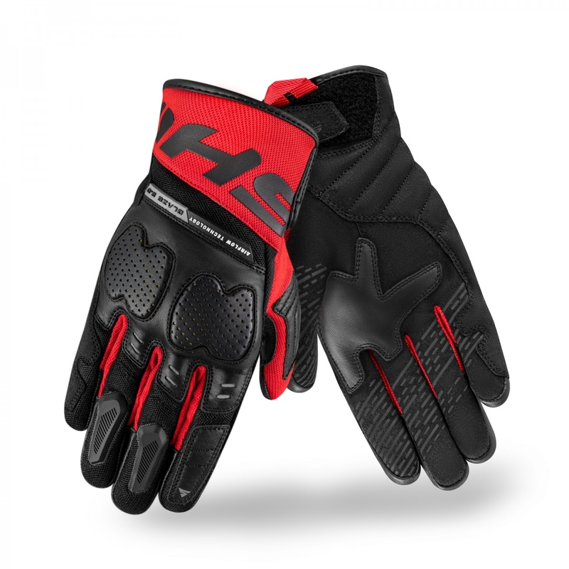 Motociklističke rukavice Shima Blaze 2.0 crno-crvene