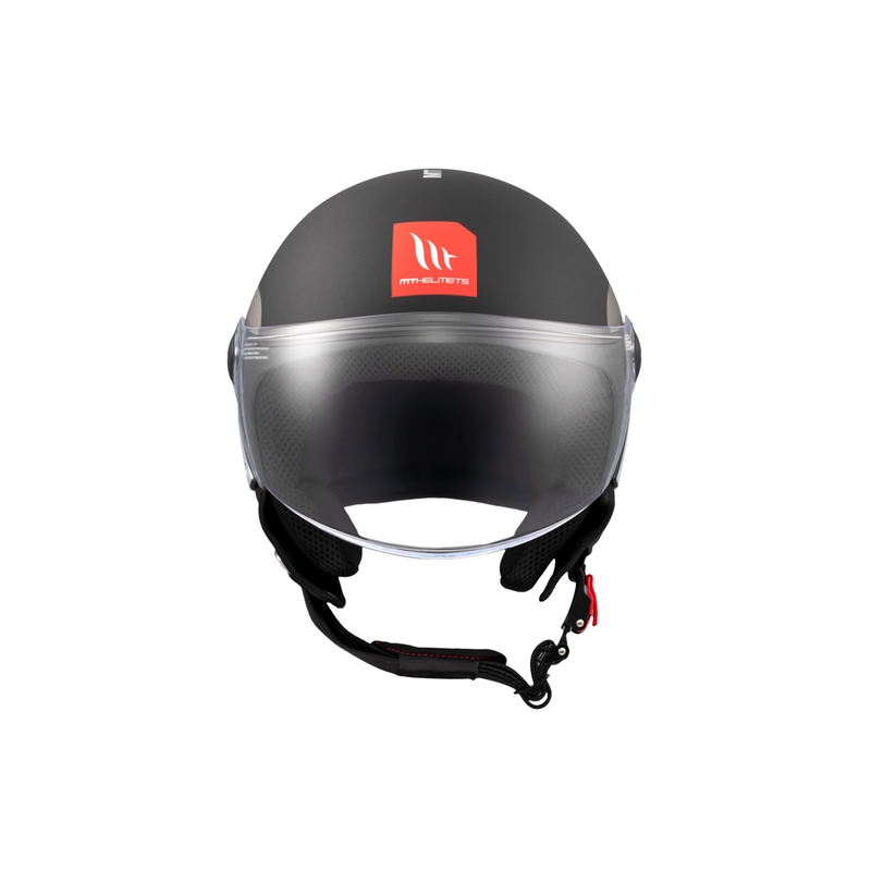 Otvorena motociklistička kaciga MT STREET INBOARD D2 mat crno-srebrna