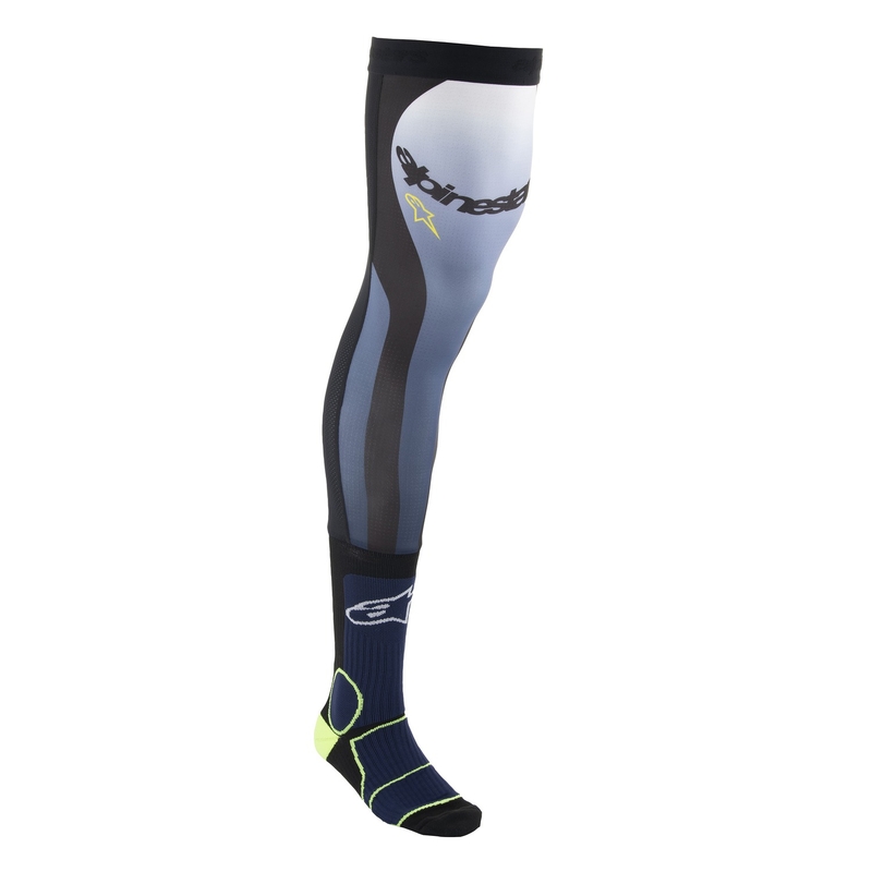 Alpinestars Knee Brace čarape plavo-žute fluo-bijele-crne