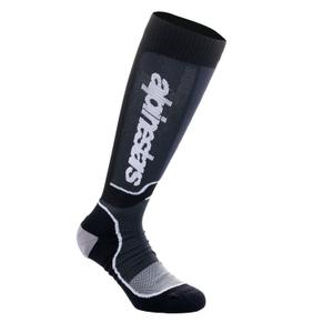 Alpinestars MX Plus 2024 čarape crno-bijele