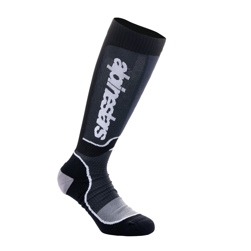 Alpinestars MX Plus dječje čarape crno-bijele