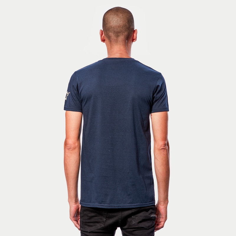 Alpinestars Linear Wordmark Tee plavo-bež