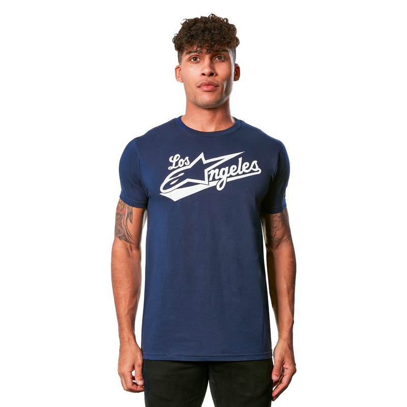 Plava majica Alpinestars Los Angeles
