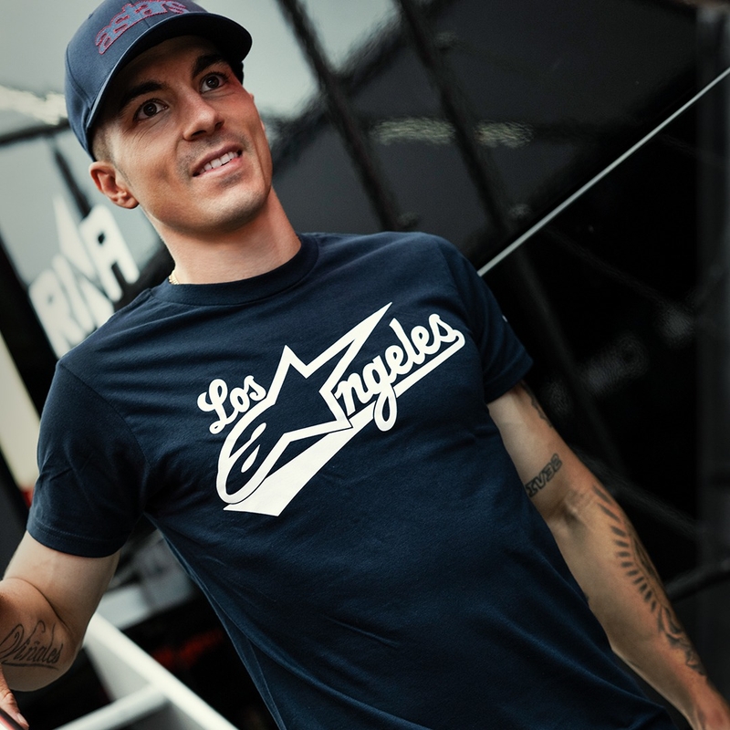 Plava majica Alpinestars Los Angeles