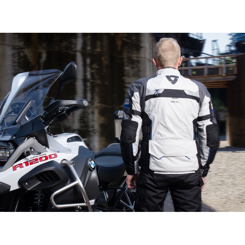 Motociklistička jakna Revit Defender Pro GTX sivo-plava rasprodaja