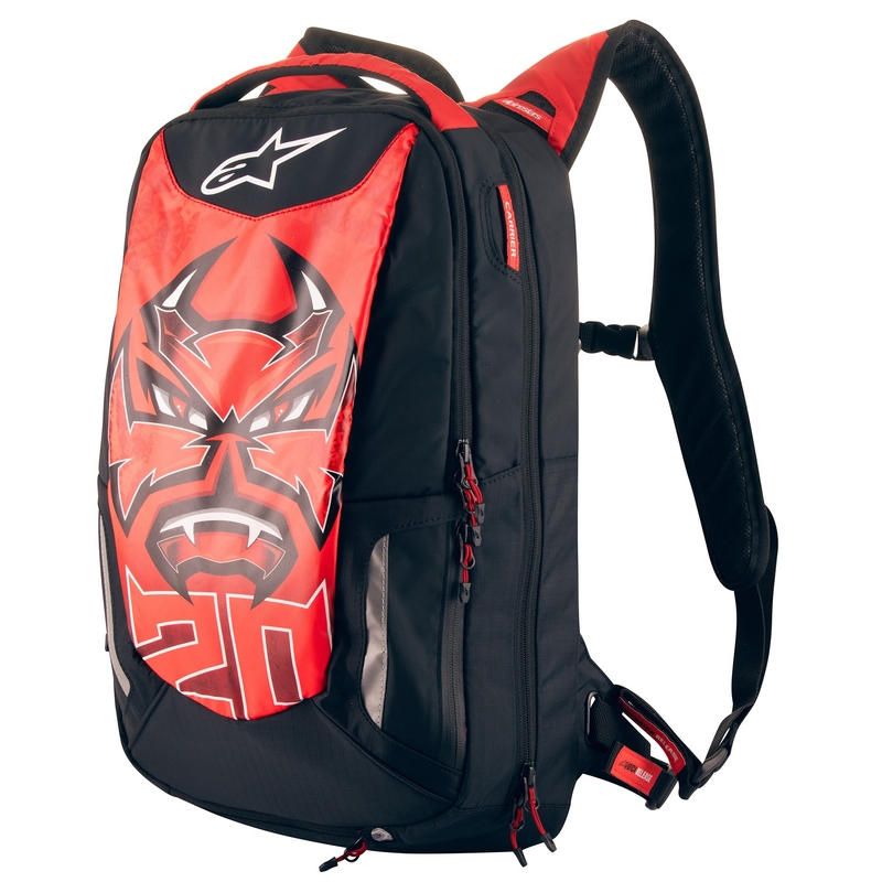 Ruksak Alpinestars City Hunter FQ20 2024 crno-crveno-bijeli