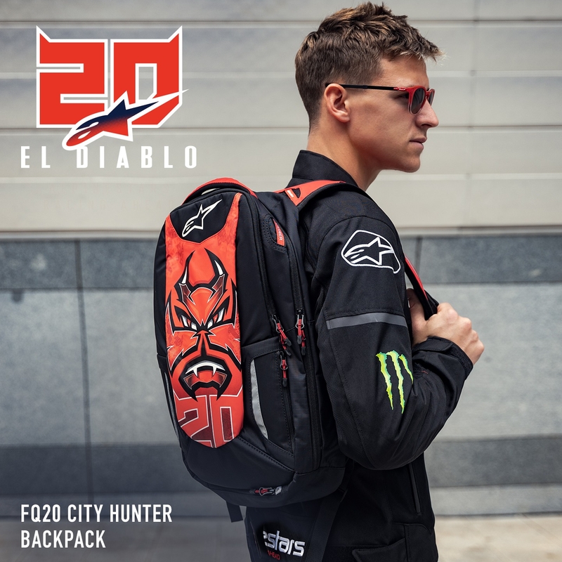 Ruksak Alpinestars City Hunter FQ20 2024 crno-crveno-bijeli