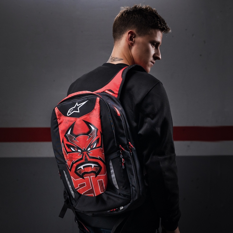 Ruksak Alpinestars City Hunter FQ20 2024 crno-crveno-bijeli