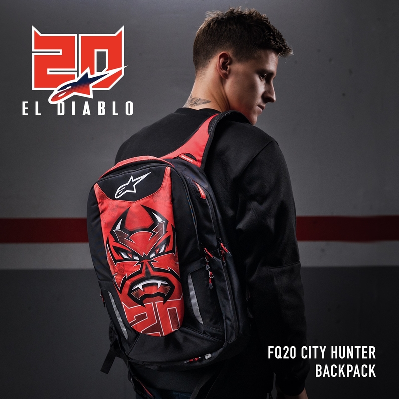 Ruksak Alpinestars City Hunter FQ20 2024 crno-crveno-bijeli