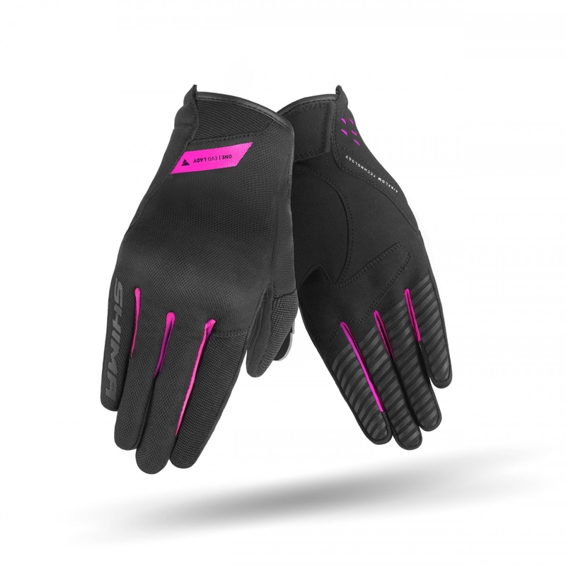 Ženske motorističke rukavice Shima One EVO crno-roze