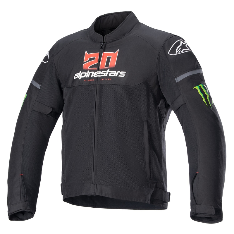 Alpinestars T-SPS Air Monster FQ20 2024 motociklistička jakna crna-crvena-bijela-zelena