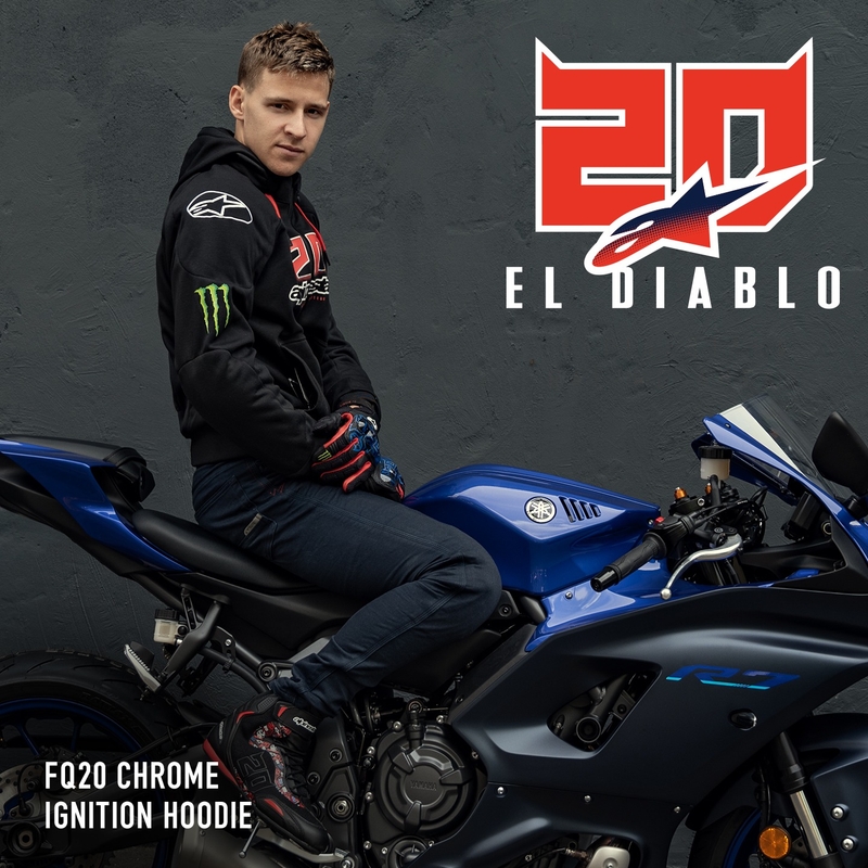 Alpinestars Chrome Ignition Monster FQ20 motociklistička jakna crno-crveno-bijelo-zelena