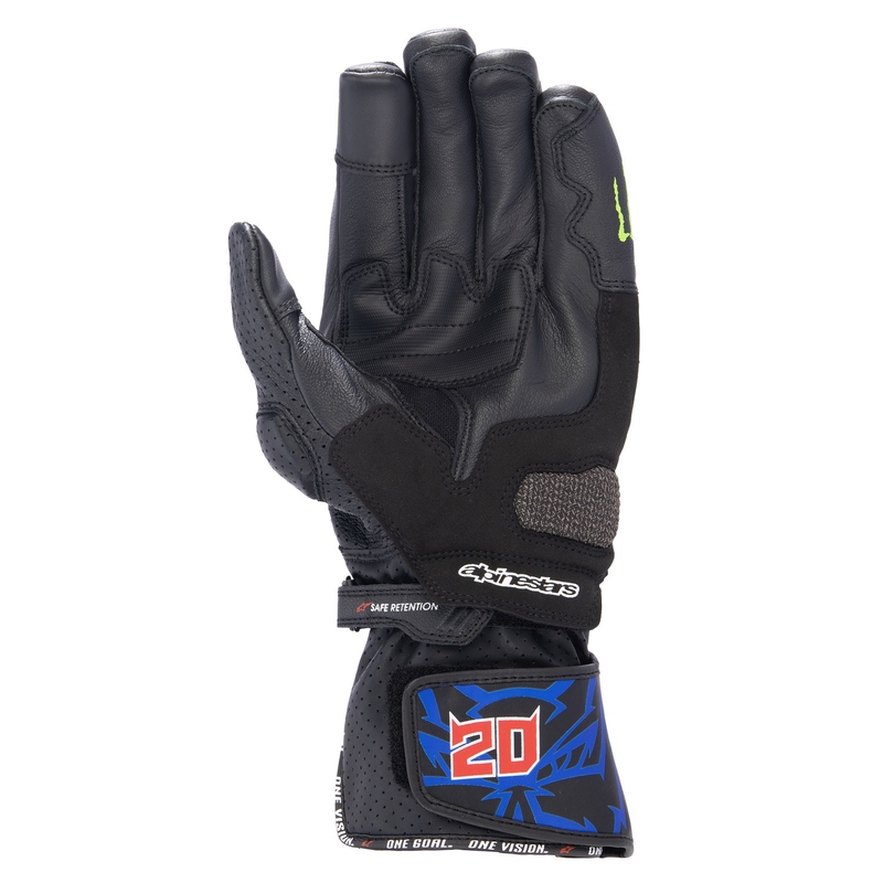 Alpinestars SP-8 3 Monster FQ20 motociklističke rukavice crno-crveno-plavo-bijele