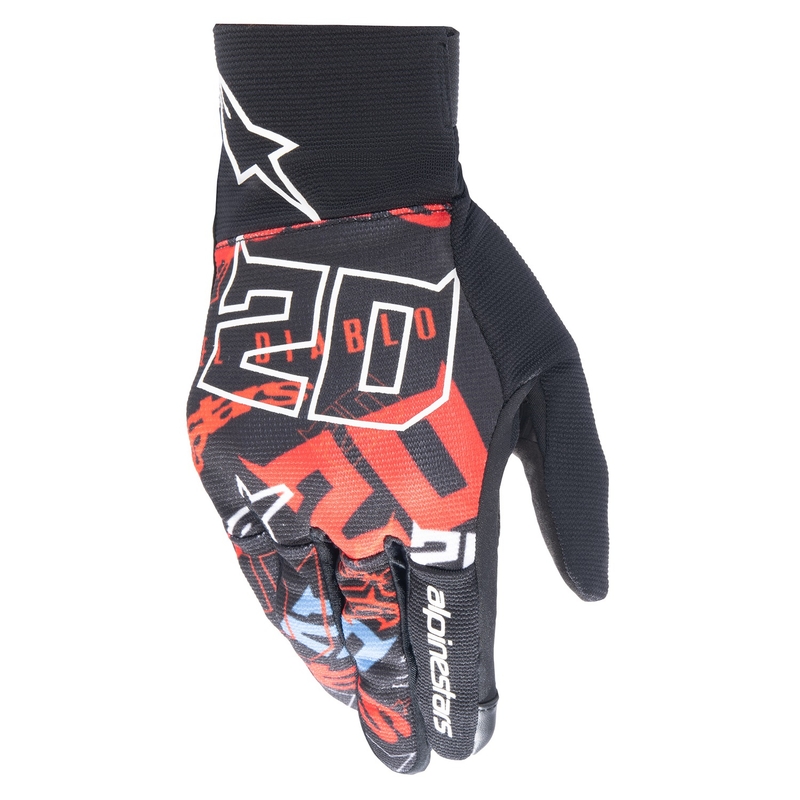 Alpinestars Reef FQ20 motociklističke rukavice crno-crveno-plavo-bijele