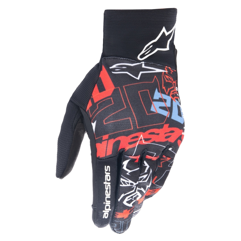 Alpinestars Reef FQ20 motociklističke rukavice crno-crveno-plavo-bijele